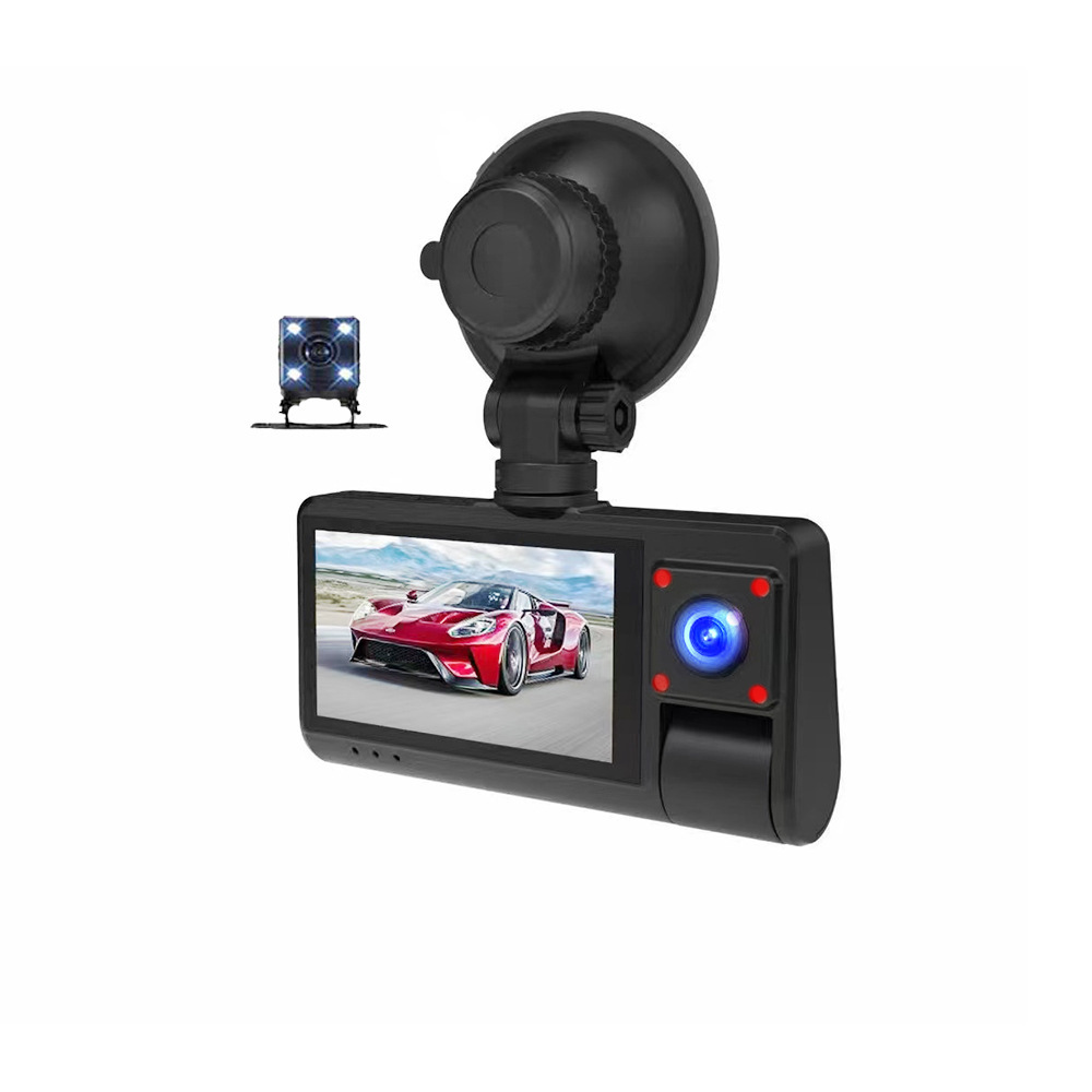 Wifi Three-Camera 1080P High-Definition Night Vision Dash Cam 3inch Touch Screen Car Surveillance Camera