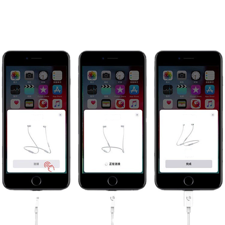 Apple, совместимый с мобильным телефоном наушник, спортивная модель с зубной нитью, Bluetooth, проводное управление