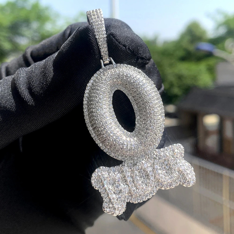 AliExpress 外国貿易新 O ブロックレタージルコンペンダントヒップホップメンズラップジルコンジュエリー卸売|undefined