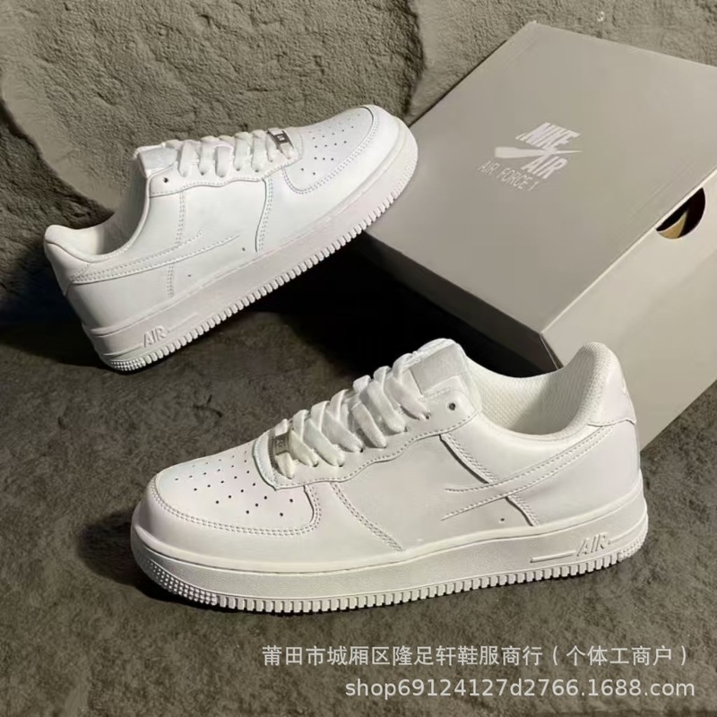 莆田鞋AF1头层皮空军一号男女四季休闲板鞋小白鞋增高透气耐磨|undefined