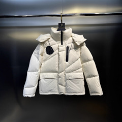 毒家现货正确版本高品质M家2025新款联名连帽羽绒服外套男女同款