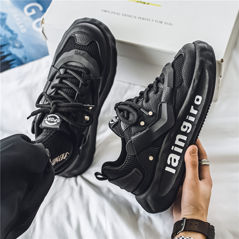 Demi-season fashionable trend lightweight sneakers platform for…