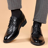 Высокий классический костюм для кожаной обуви в английском стиле, кожаная обувь, из натуральной кожи, в британском стиле, воловья кожа