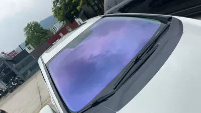 Insulation Metal Magnetic Control Glass Film – Automotive Film - 15230m-three-silver-emperor-purple-7094