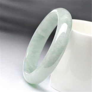 Jade Bracelet Ice light green Jade Bracelet Floating Flower Jade Color Jade Bracelet Girls' Ring Jade Bracelet for Gifts