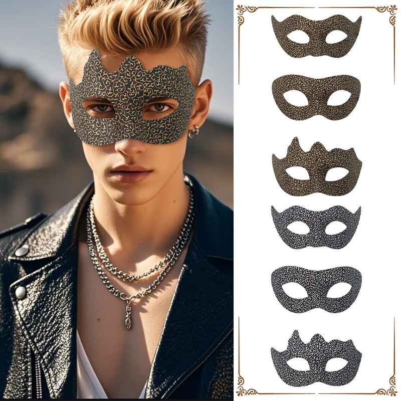 Nuevo compuesto transfronterizo máscaras de baile de PVC carnaval accesorios de fiesta espectáculo de baile accesorios de vestuario