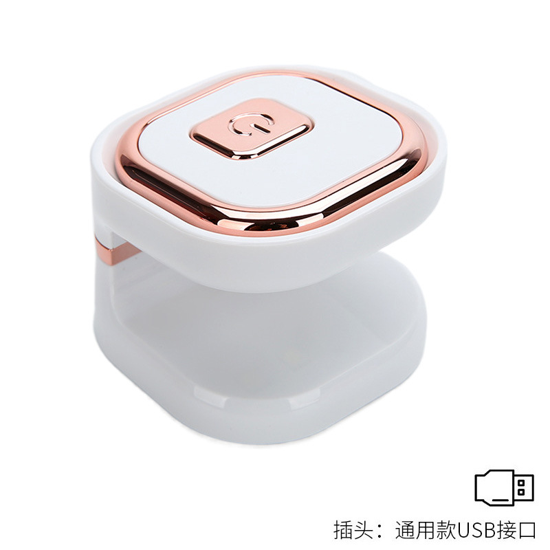 Lámpara de manicuras portátil transfronteriza secado rápido de goma de manicuras lámpara de secado conveniente mini manicuras lámpara de fototerapia cuadrada