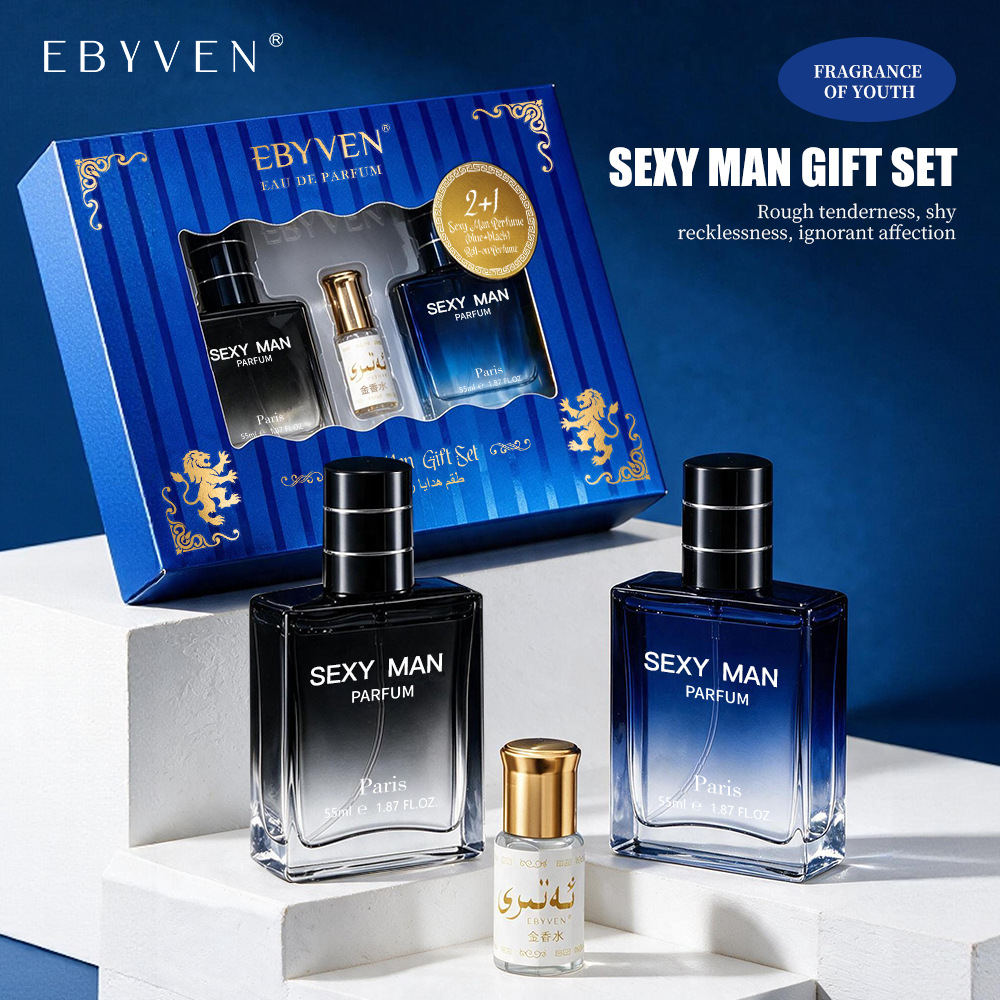 Yi Baifun Passionate Cologne Men's Perfume Set, Gentleman's Perfume, Ocean Scent, Long-lasting Freshness, Cross-border Hot Item, Wholesale