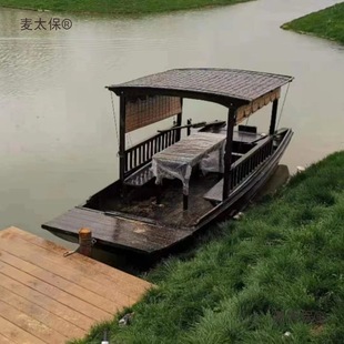 The Size of a Wooden Boat Can Be Made by Hand. Contact Metabo for the Size of a Solid Wood Boat for Water-Based Sightseeing in Ancient Scenic Spots