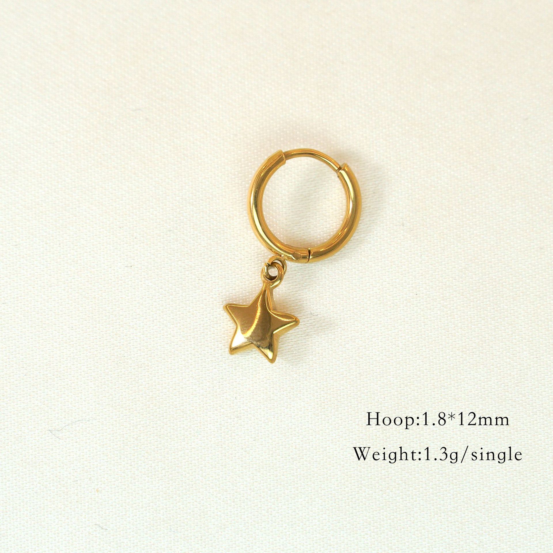 8g Weight PVD Coated Gold Plating Process 304 Stainless Steel Ear Needle Material Charm Sleeper Hoop Earrings, Drop Earrings Classification 1 Piece Quantity Daily, Date Occasion natural stone, Titanium Steel Material Printing, Round, Sun Pattern All Seasons Season Women's Gender Polished Finish Elegant Style 1 Piece Elegant Printing Round Sun Natural Stone Titanium Steel PVD Coated Charm Sleeper Hoop Earrings Drop Earrings 16
