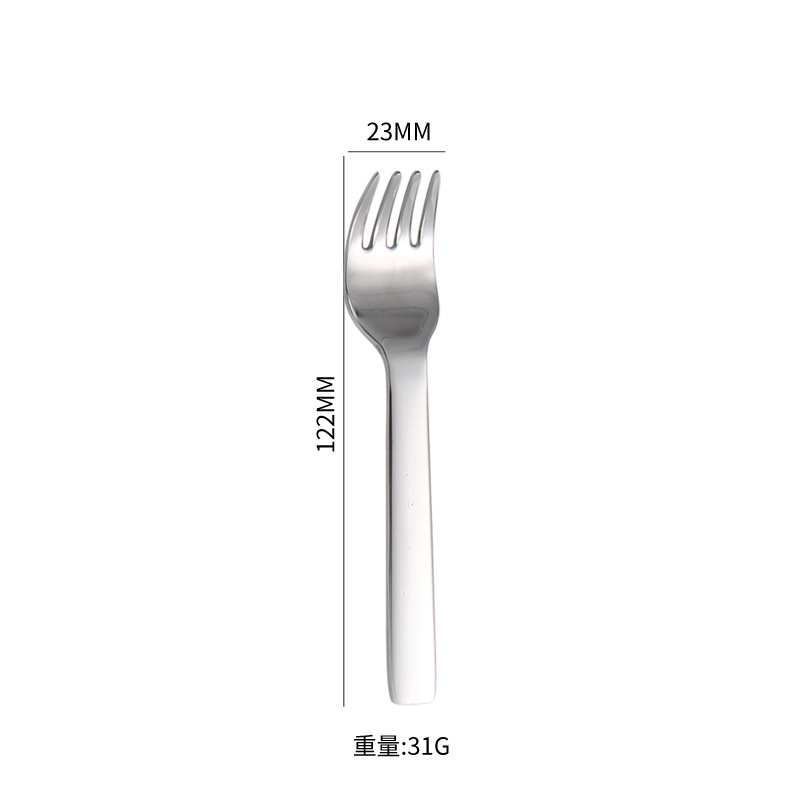 Mango cuadrado 304 【Tenedor para niños】