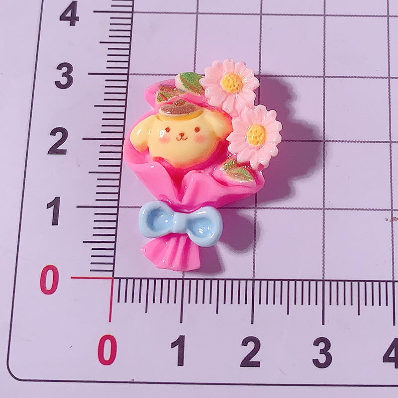 Ramo de pudín rojo rosa