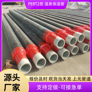 Direct Buried Heat Exchange Station Pert-Ii Thermal Pipe Pert2 Type Polyurethane Foam Insulation Pipe for Hot Spring Water