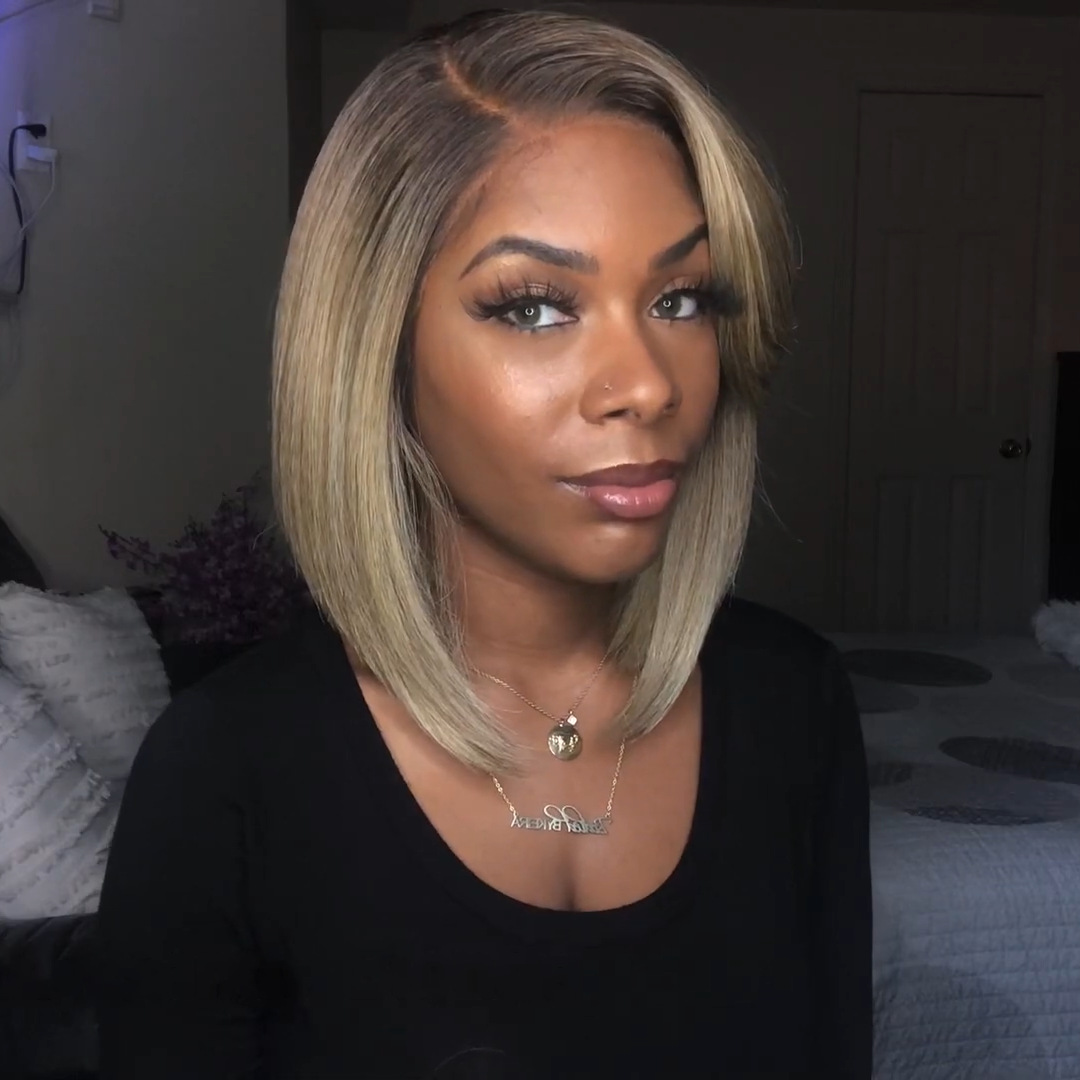 Women'S Gender Fashion Style Women's Fashion Street High Temperature Wire Side Points Short Straight Hair Wigs