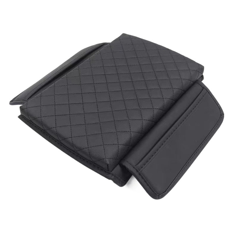 Caja de apoyabrazos central de fibra de carbono soporte de cuero cubierta protectora respetuosa del medio ambiente espacio inodoro cubierta de la caja de reposabrazos de cuero de algodón puro