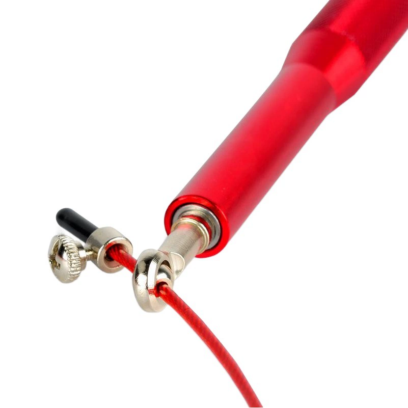 Высокоскоростная скакалка для школьных экзаменов, скакалка со стальной проволокой и алюминиевой ручкой, фитнес-оборудование для детей, из алюминиевого сплава.