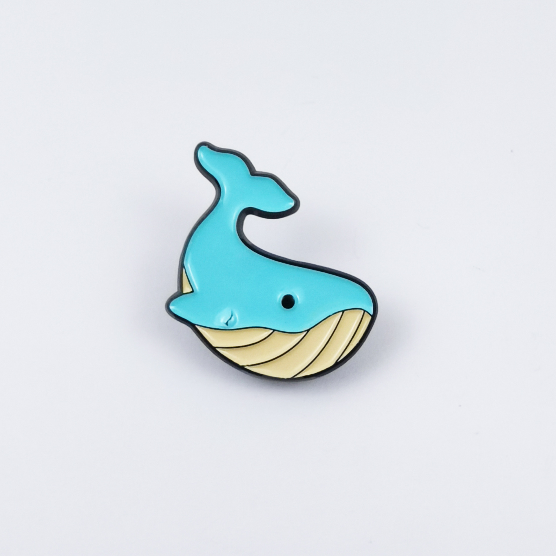 Insignia creativa de animales marinos Dibujos animados linda forma regalo joyería broche transfronterizo ins metal ropa collar