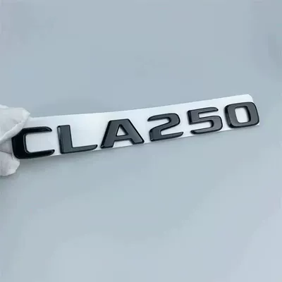 Car logo: CLA220 car emblem, AMG decorative - standard-cla250-same-as-the-original-car-glossy-black