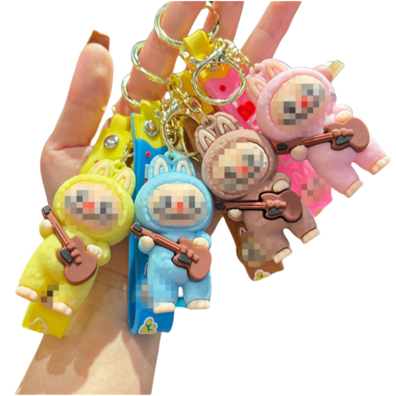 クリエイティブラブブキーホルダーペンダントかわいい装飾品人形バッグペンダントギフトキーチェーン卸売|undefined