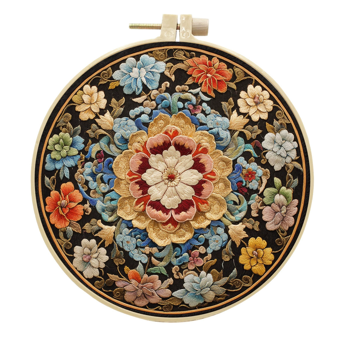 Genuine cloth, creative materials set, handmade, for import, with embroidery, English
