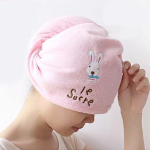 Absorbent Cute Elephant Dry Hair Cap Microfiber Thickened Rabbit Dry Hair Cap Mi Rabbit Dry Hair Cap