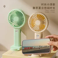 Новый модный маленький свежий летний портативный мини-вентилятор USB зарядка многофункциональный настольный вентилятор трансграничный подарок