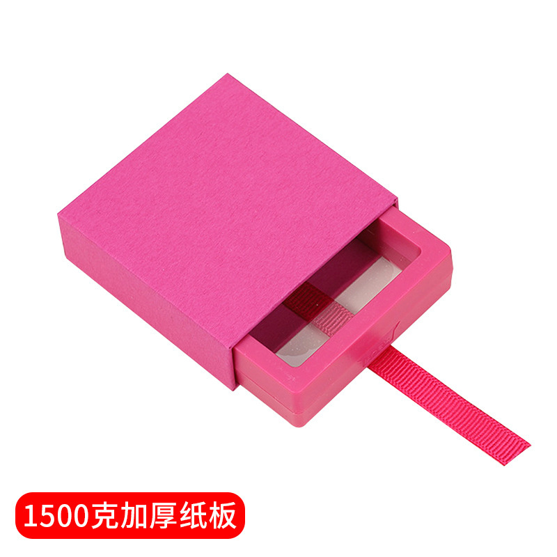 Rose red (with rose red inner box); 7*7*2