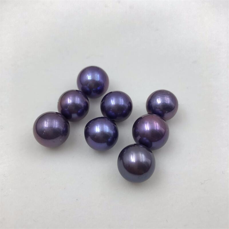 purple round beads from pearl