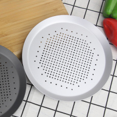 卸売チーズピザベーキングパン薄型ピザパンハードフィルム浅皿さまざまなサイズのオーブン商業ノンスティックケーキ型