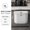 CCKO kitchen hanging trash can stainless steel home wall -mounted creative kitchen kitchen cabinet door hanging wall hanging wall