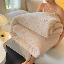 牛奶绒被子冬天保暖被芯加厚珊瑚绒春秋被芯冬季棉被单人空调被子