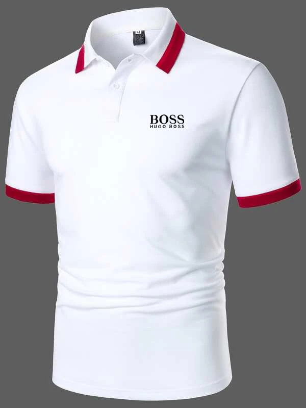 2024 nuevo Aliexpress transfronterizo verano delgado casual de manga corta cremallera estriada solapa camiseta camiseta polo