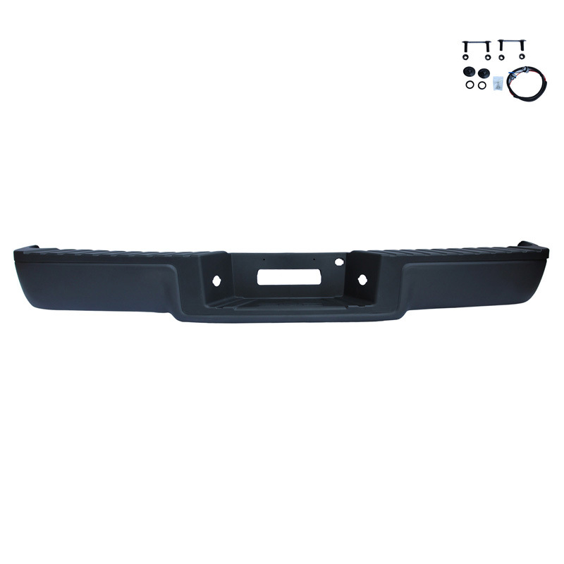 Aplicable a Ford 2004 - 2005 F - 150 parachoques traseros originales negros sin agujeros