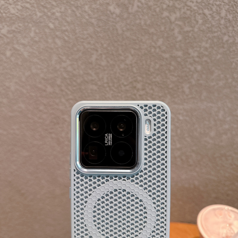Weinet は Xiaomi 15Pro 携帯電話の冷却磁気電話ケース Xiaomi 14Pro つや消し肌の感触通気性保護に適しています|undefined