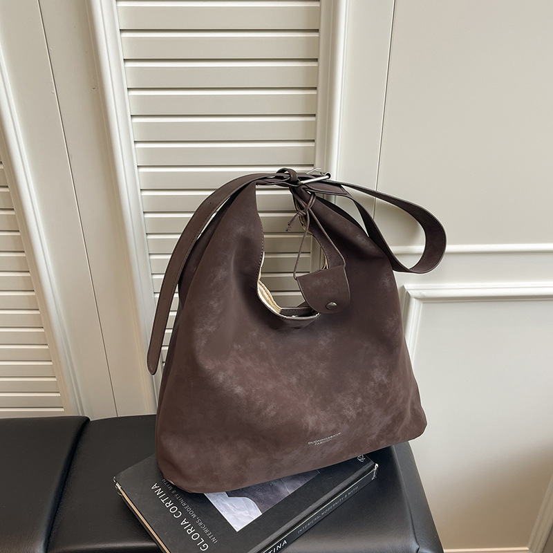 Moda retro axila de seda bolso de hombro para mujeres nuevo estilo simple de viaje de gran capacidad bolsa de mano bolsa de mano universal