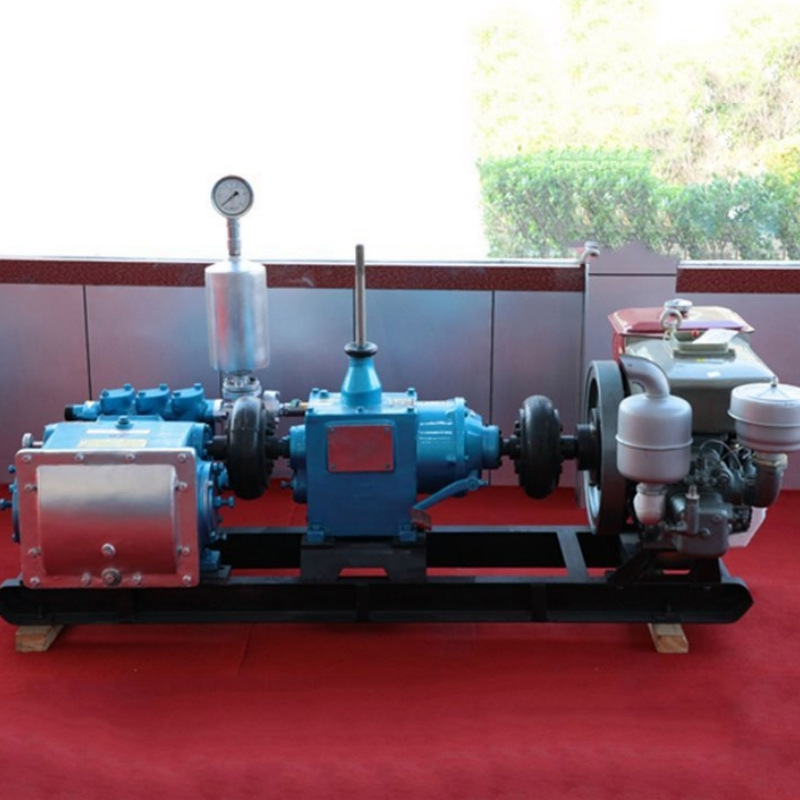 Máquina de lechada de tres cilindros para minería de alta presión de doble flujo de bomba de lechada de líquido con alta presión estable y duradera image 5