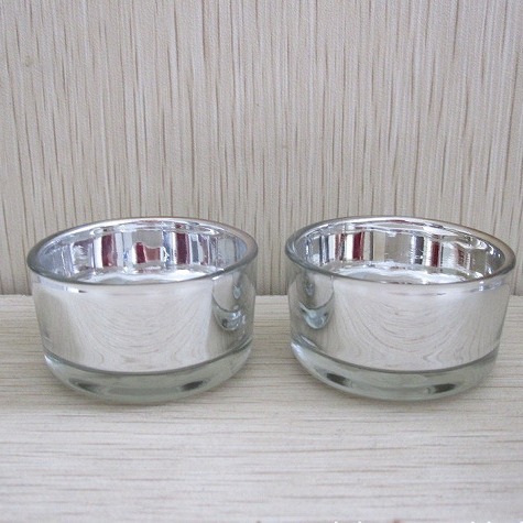 Supply of glass four-point cups and electroplated glass candles