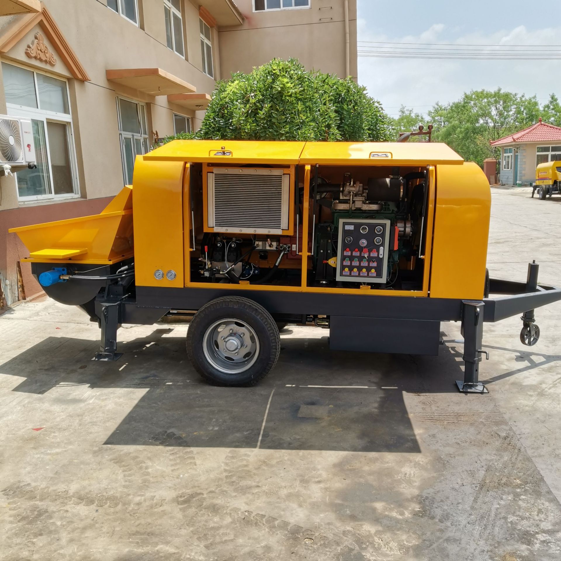 拖泵 新农村农建用混凝土输送泵 地泵 40/50/60/80泵柴油泵配件