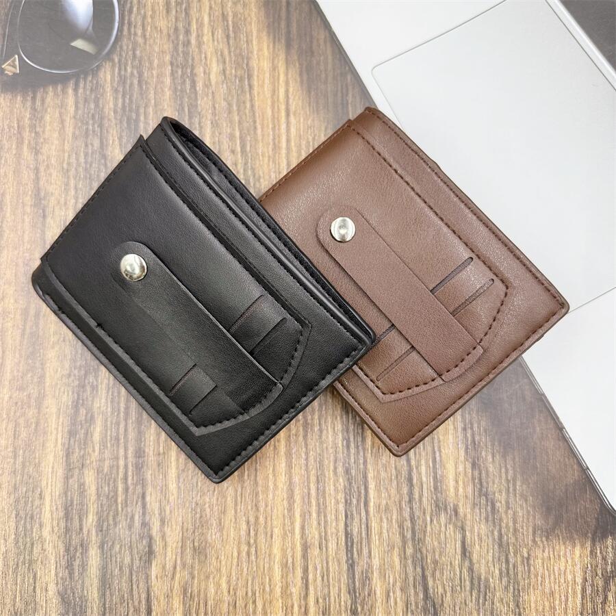 Portofel bărbătesc nou, portofel personalizat la modă, fără cataramă_voghion.com