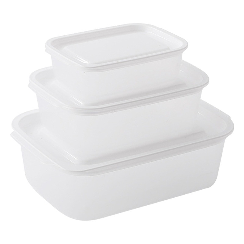 Caja de almacenamiento de refrigerador multifuncional de calidad alimentaria cocina alimentos multi-especificación Caja Sellada horno de microondas congelado