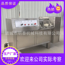 全自动微冻鲜肉切丁机鲜五花肉鸡鸭鹅切块鸡米花肥膘肉粽子切丁机