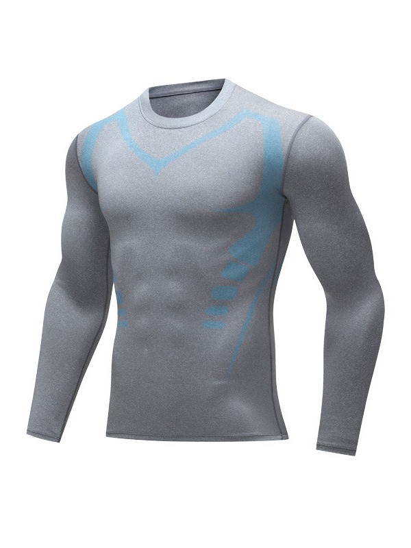 Proスポーツレオタード男高弾速乾ランニング長袖バスケットボールサッカーフィットネス騎乗レギンス吸汗tシャツ|undefined