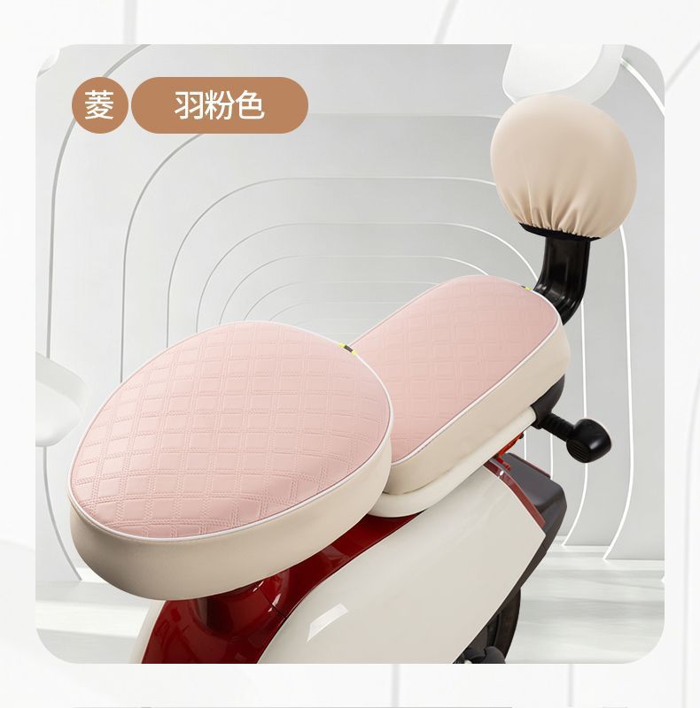 Waterproof and sun-proof electric vehicle seat cover, suitable for Aima, Xiaodao, and Yadi electric bikes, universal leather seat cover