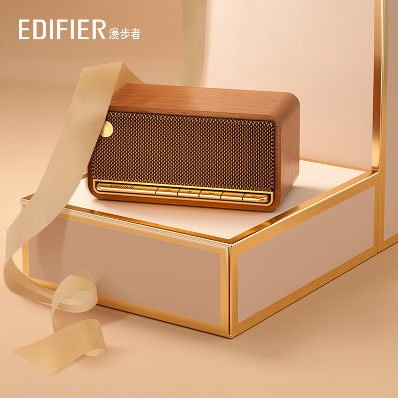Edifier/漫歩者m230 bluetoothスピーカーミニ便利なワイヤレス低音響レトロなデスクトップ木製|undefined