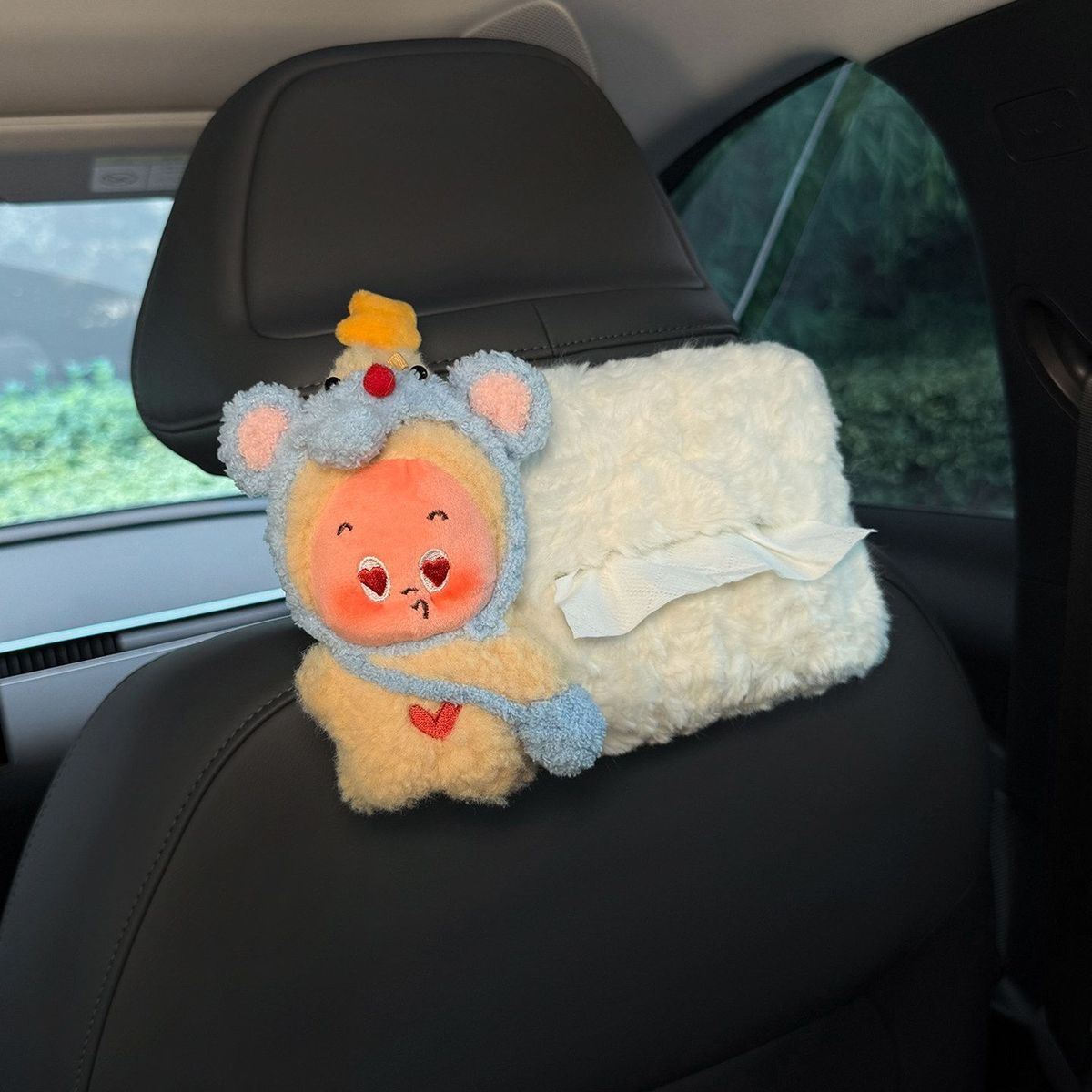 Starman Car Tissue Box 2026 New Model Car Rear Seat Headrest Hanging High-end Hanging Bag for Women