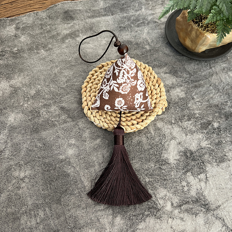 Boat Boat Festival Zongzi saco de tela hecha a mano DIY material paquete de hoja de moxiyi colgante antiguo colgante de automóvil creativo