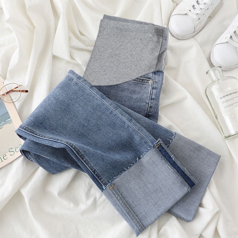 Maternity Pants for Spring and Autumn, New Autumn Style, Plus-Size Early Pregnancy Leggings, Straight-Leg Pants for Petite Women, Autumn Wear