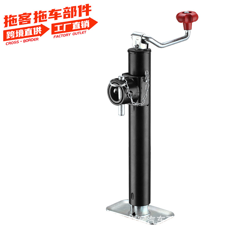 10"15"顶摇拖车千斤顶支架支腿配件5000磅焊接套筒房车重型