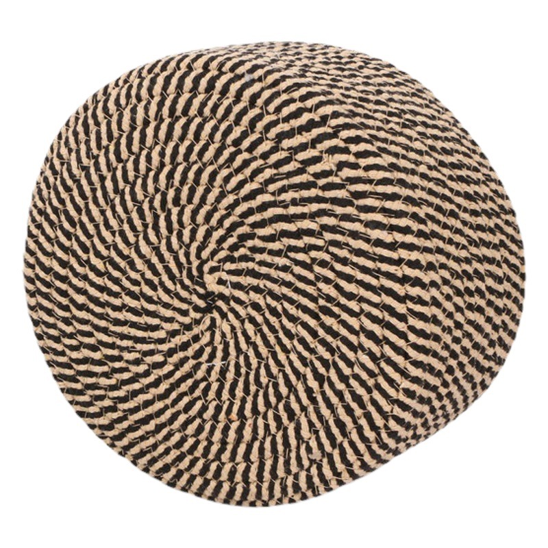 Cotton Rope Storage Basket Desktop Cotton Rope Woven Basket Storage Basket Round Sundries Storage Basket Home Bathroom Dirty Clothes Basket