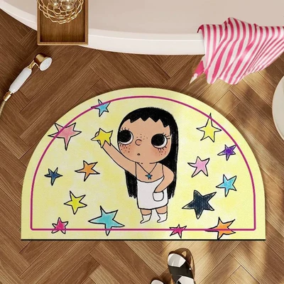 Bathroom Floor Mat, Bathroom Water-Absorbent | Avtomobil döşəmə paspasları - yuy-jade-catches-stars-4060cm25mm-diatom-mud